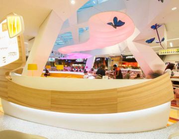 Westside Food Court - Designed by Daniel Libeskind 3D-Veneer