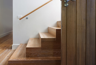 wooden stairs